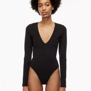 NWOT BABATON Goldwyn Long Sleeve Bodysuit